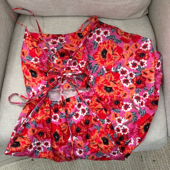 Hello Molly Blooming Light Midi Dress Pink - Picture 6 of 8